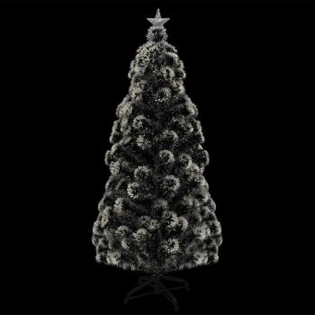 Vorbeleuchteter Weihnachtsbaum mit Ständer und LED 180 cm Glasfaser
