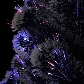 Vorbeleuchteter Weihnachtsbaum mit Ständer und LED 210 cm Glasfaser