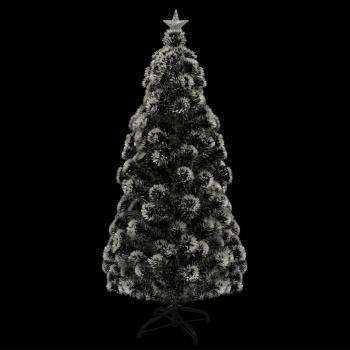 Vorbeleuchteter Weihnachtsbaum mit Ständer und LED 210 cm Glasfaser