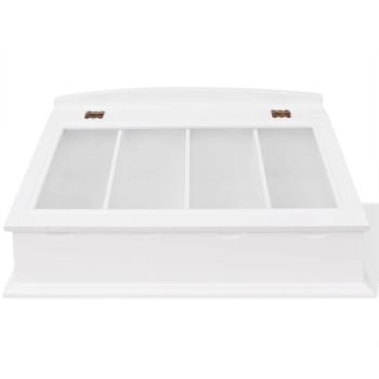 Besteckschublade MDF Weiß Barocker Stil
