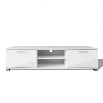 TV-Schrank Hochglanz-Weiß 120x40,5x35 cm