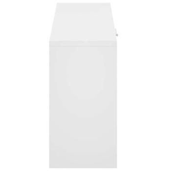 Schuhbank Weiß 80x24x45 cm