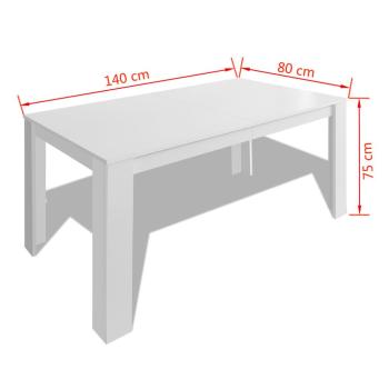 Schuhbank Weiß 80x24x45 cm