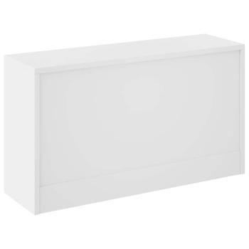 Schuhbank Weiß 80x24x45 cm