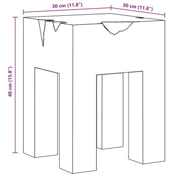 Hocker Massivholz Teak
