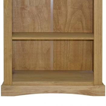 Bücherschrank 4 Fächer Mexiko-Stil Kiefernholz 81x29x150 cm