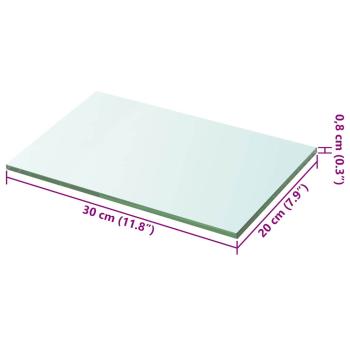 Regalboden Glas Transparent 20 cm x 30 cm
