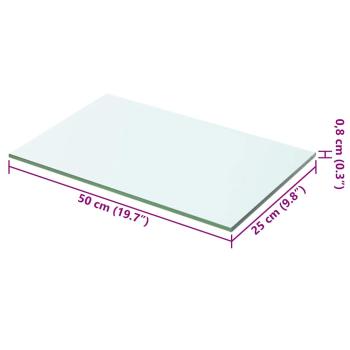 Regalboden Glas Transparent 50x25 cm