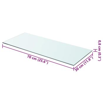 Regalboden Glas Transparent 70x30 cm