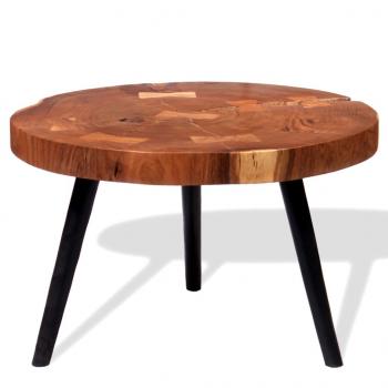Couchtisch Massivholz Akazie (55-60)x40 cm