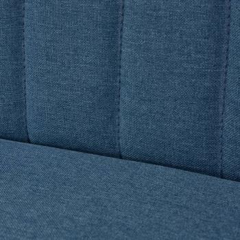 Sofa Stoff 117x55,5x77 cm Blau 