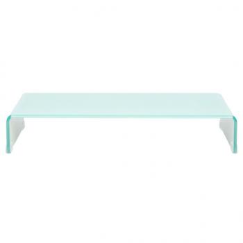 TV-Aufsatz/Monitorerhöhung Glas Grün 70x30x13 cm