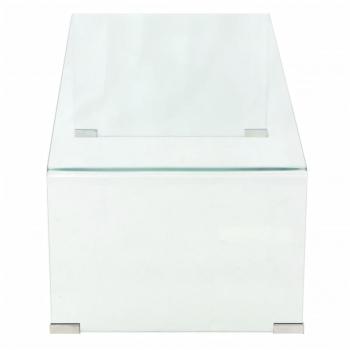 Couchtisch Hartglas 98x45x30 cm Transparent