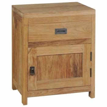 Nachttisch Massivholz Teak 40x30x50 cm