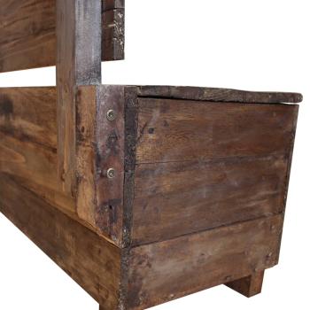 Sitzbank Massives Mahagoniholz 86x40x60 cm