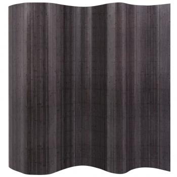 ARDEBO.de - Raumteiler Bambus Grau 250x165 cm
