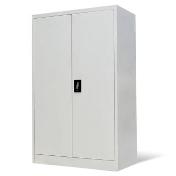 Aktenschrank 90×40×140 cm Stahl Grau  