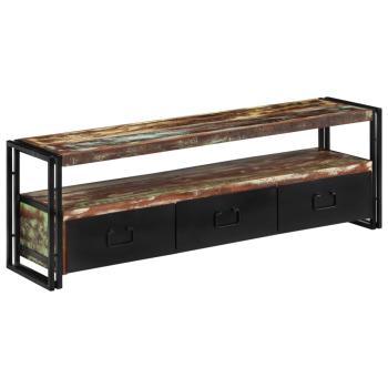 TV-Schrank Altholz Massiv 120x30x40 cm