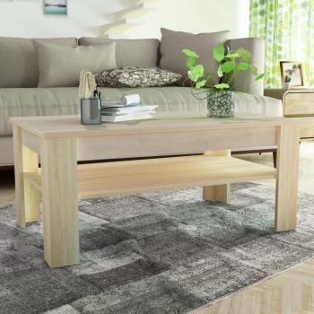 ARDEBO.de - Couchtisch Holzwerkstoff 110x65x48 cm Eiche