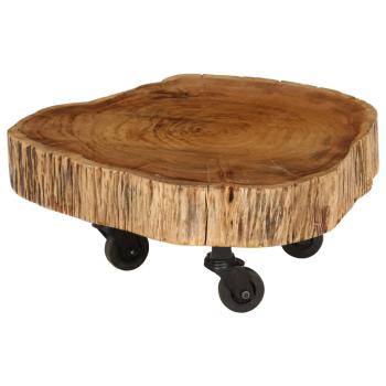 Couchtisch Massivholz Akazie 60x55x25 cm