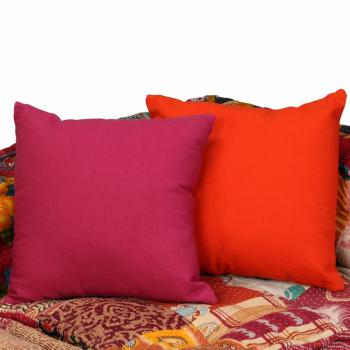 4-Sitzer Modularer Pouf Patchwork Stoff 