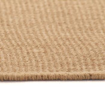 Teppich Jute mit Latexrücken 80x160 cm Natur