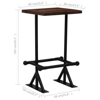Bar-Set 3-tlg. Altholz Massiv