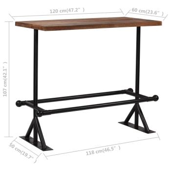 Bar-Set 5-tlg. Altholz Massiv