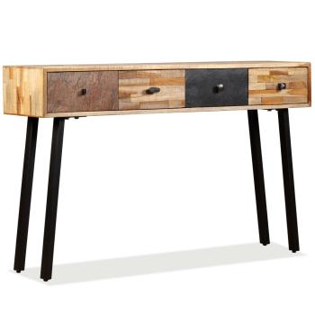Konsolentisch Recyceltes Teak Massiv 120 x 30 x 76 cm