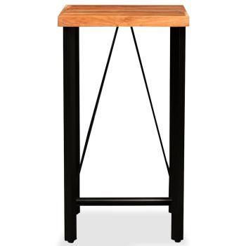 Bartisch Akazie Massivholz 60 x 60 x 107 cm
