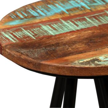 Barhocker 2 Stk. Massives Altholz 