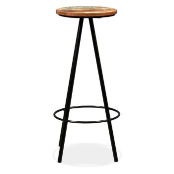 Barhocker 4 Stk. Massives Altholz