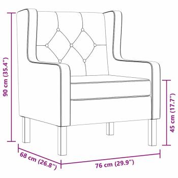 Sessel Grau Stoff
