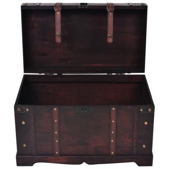 Vintage Schatztruhe Holz 66 x 38 x 40 cm