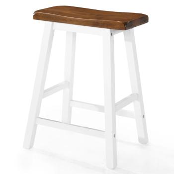 Barhocker 2 Stk. Massivholz 