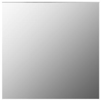 7-teiliges Wandspiegelset Quadratisch Glas