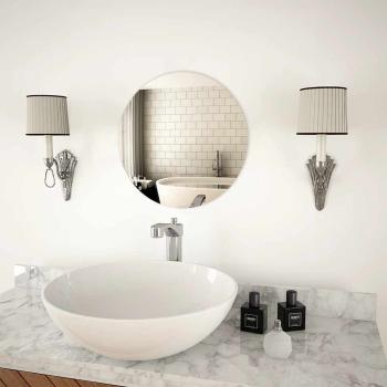 Wandspiegel 40 cm Rund Glas 