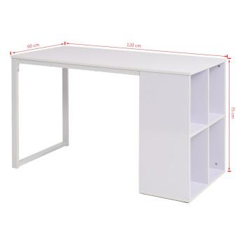 Schreibtisch 120×60×75 cm Weiß