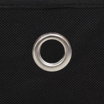 Aufbewahrungsboxen 4 Stk. Vliesstoff 32x32x32 cm Schwarz 