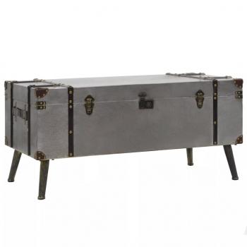ARDEBO.de - Couchtisch MDF und Aluminium 102x51x47,5 cm