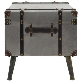 Couchtisch MDF und Aluminium 102x51x47,5 cm