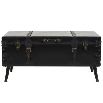 Couchtisch MDF und Stahl 102x51x48 cm