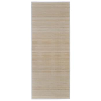 Teppich Bambus 160x230 cm Natur