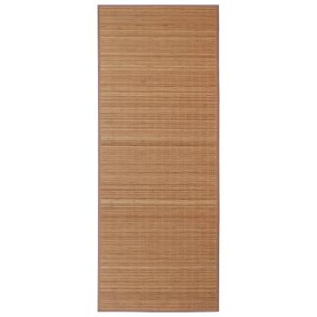 Teppich Bambus 100 x 160 cm Braun