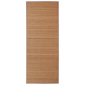 Teppich Bambus 160x230 cm Braun