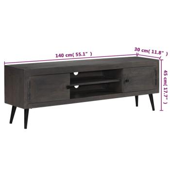 TV-Schrank Massivholz Mango 140x30x45 cm