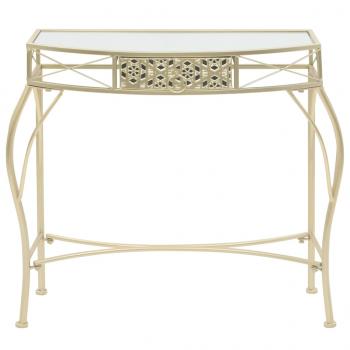 Beistelltisch Französischer Stil Metall 82x39x76 cm Golden