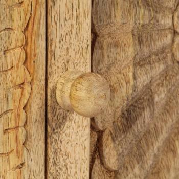 Nachttisch Mangoholz Massiv 40 x 30 x 50 cm