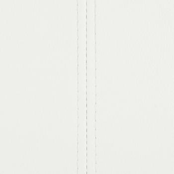 Freischwinger 4 Stk. Weiß Kunstleder