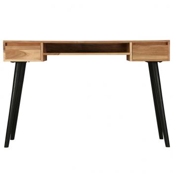 Schreibtisch Akazienholz Massiv 118 x 45 x 76 cm